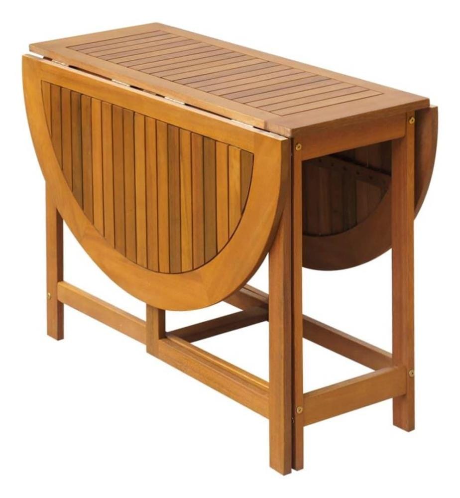 Mobilier à dîner d'extérieur pliable 5 pcs Bois d'acacia solide