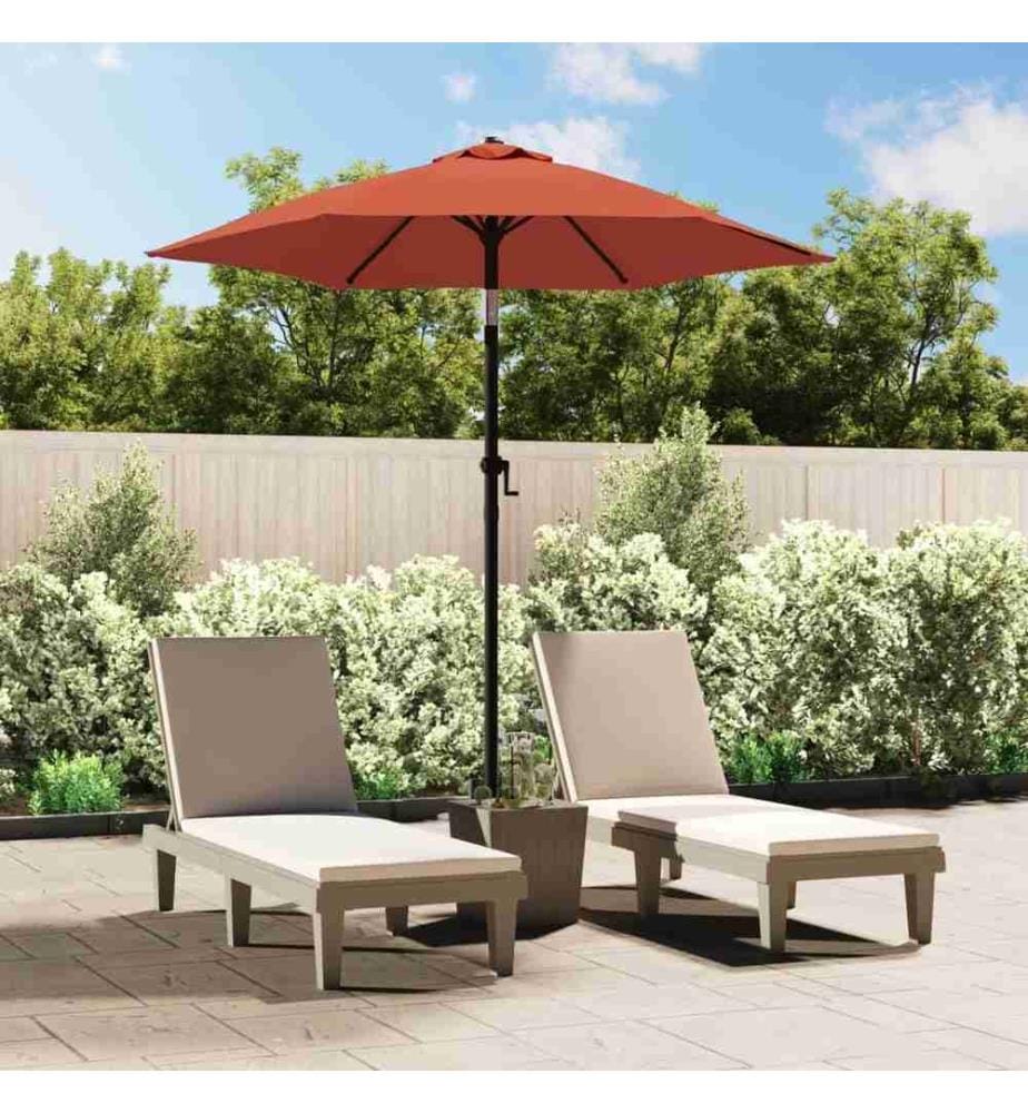Parasol Terre cuite 200x224 cm Aluminium