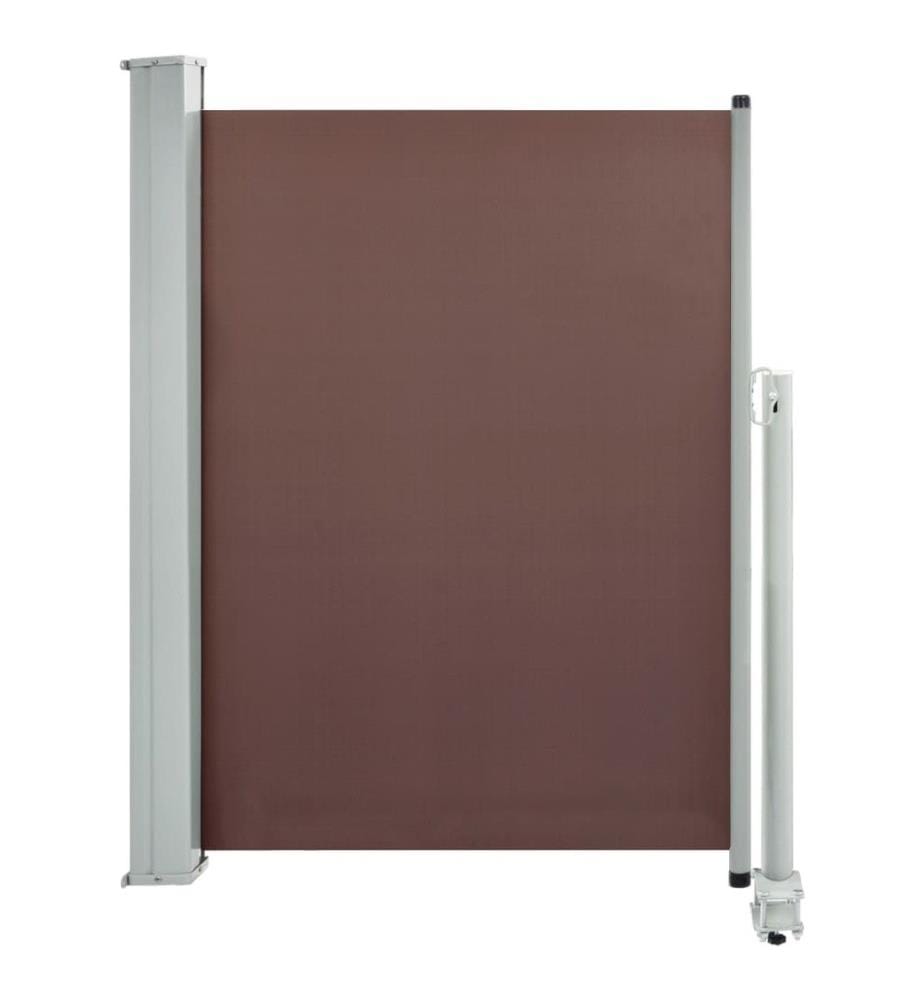 Ausziehbare Seitenmarkise 100x300 cm Braun