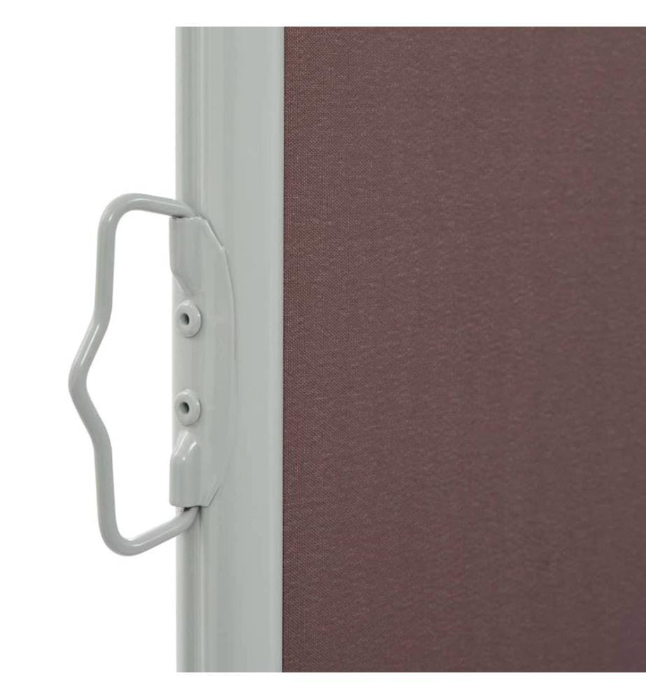 Ausziehbare Seitenmarkise 100x300 cm Braun