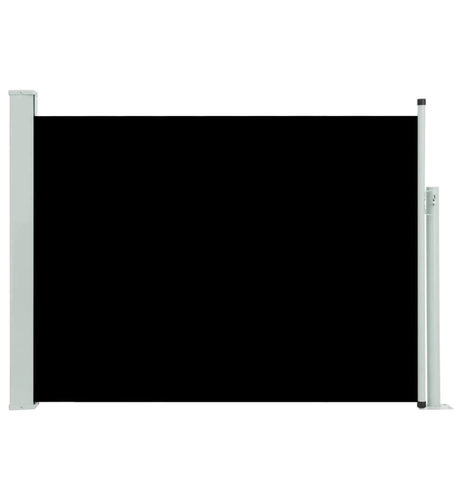 Ausziehbare Seitenmarkise 100×500 cm Schwarz