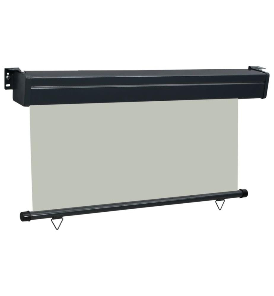 Auvent latéral de balcon 140x250 cm Gris