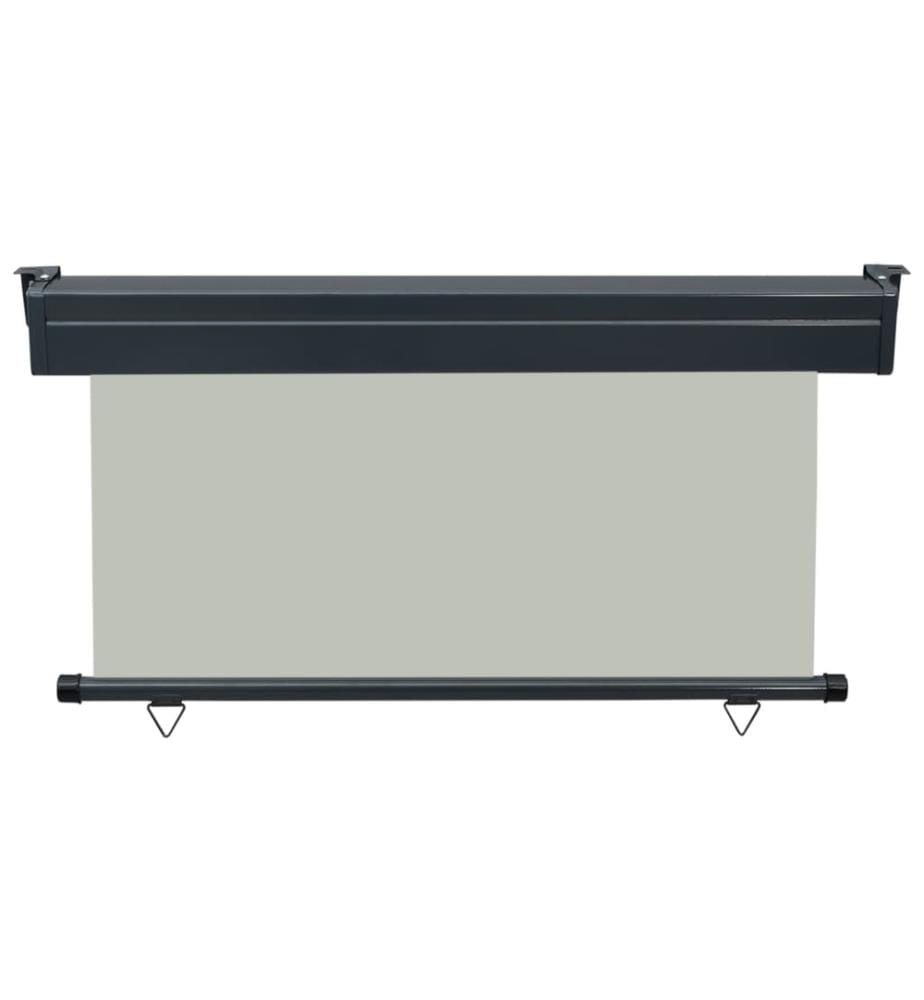 Auvent latéral de balcon 140x250 cm Gris