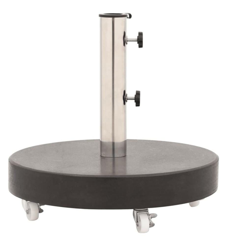 Socle de parasol Granite 30 kg Rond Noir