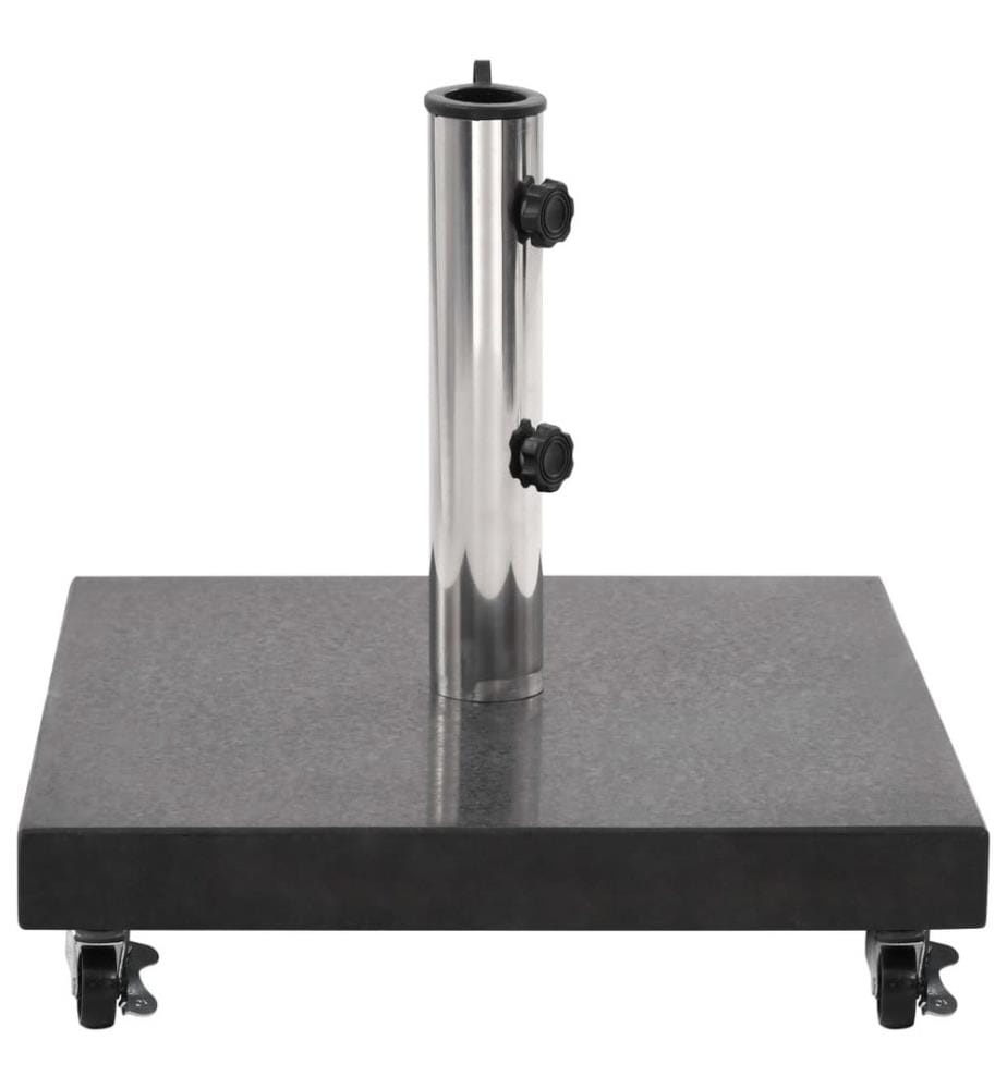 Socle de parasol Granite 30 kg Carré Noir