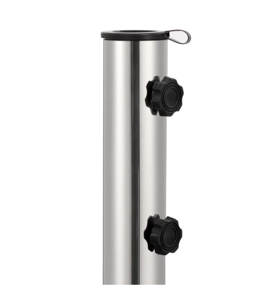 Socle de parasol Granite 30 kg Carré Noir