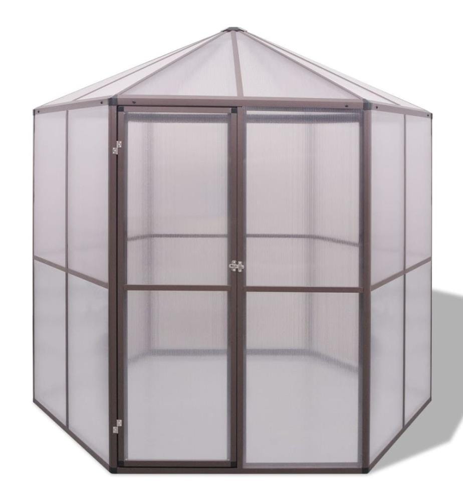 Gewächshaus Aluminium 240×211×232 cm