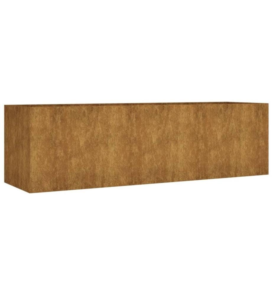 Hochbeet 280x80x80 cm Cortenstahl