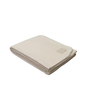 ESKIMO - Couverture Edelvelours Blanc de laine, 150 x 200 cm