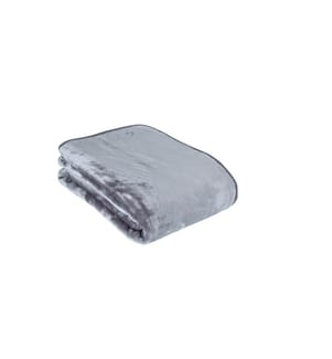 ESKIMO - Couverture Cashmina argent, 150 x 200 cm