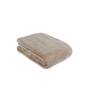ESKIMO - Couverture Cashmina Beige, 150 x 200 cm