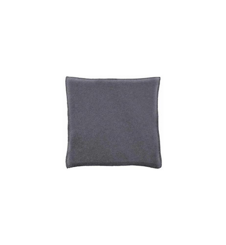 ESKIMO - Coussin Edelvelours 45 x 45 cm, Anthracite