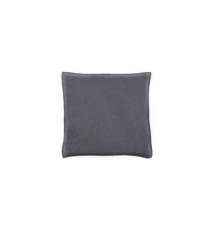 ESKIMO - Coussin Edelvelours 45 x 45 cm, Anthracite