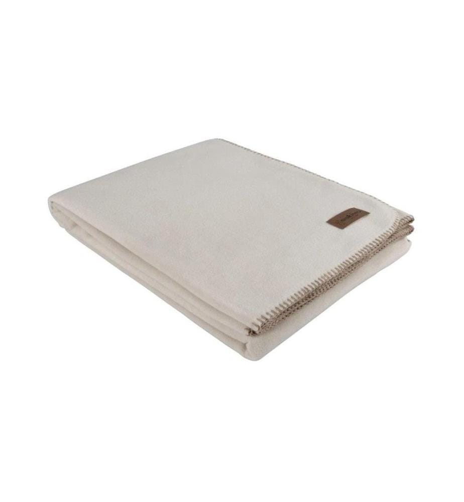 ESKIMO - Decke Edelvelours Beige, 100 x 150 cm