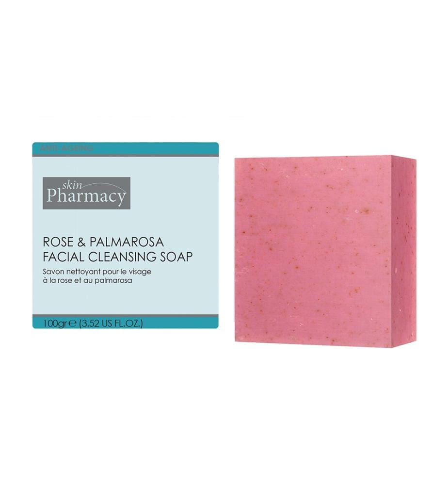 Savon nettoyant visage à la rose - 100gr