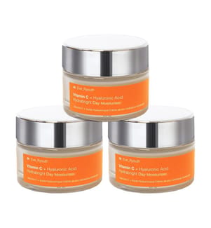 Feuchtigkeitsspendende Tagescreme Vitamin C + Hyaluronic Acid - 3 x 50 ml