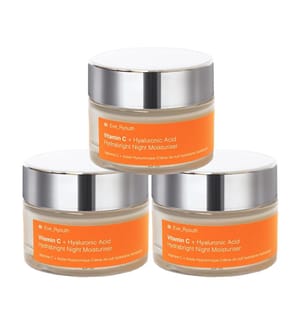 Crème de Nuit Hydratante Vitamin C + Hyaluronic Acid - 3 x 50 ml