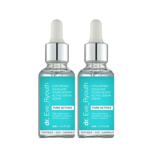 Acide hyaluronique Squalane Sérum actif Hydro Boost - 2 x 30 ml