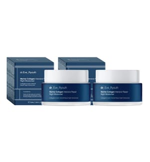 Lot de 2 crèmes de Nuit réparatrice intensive Marine Collagen - 50 ml