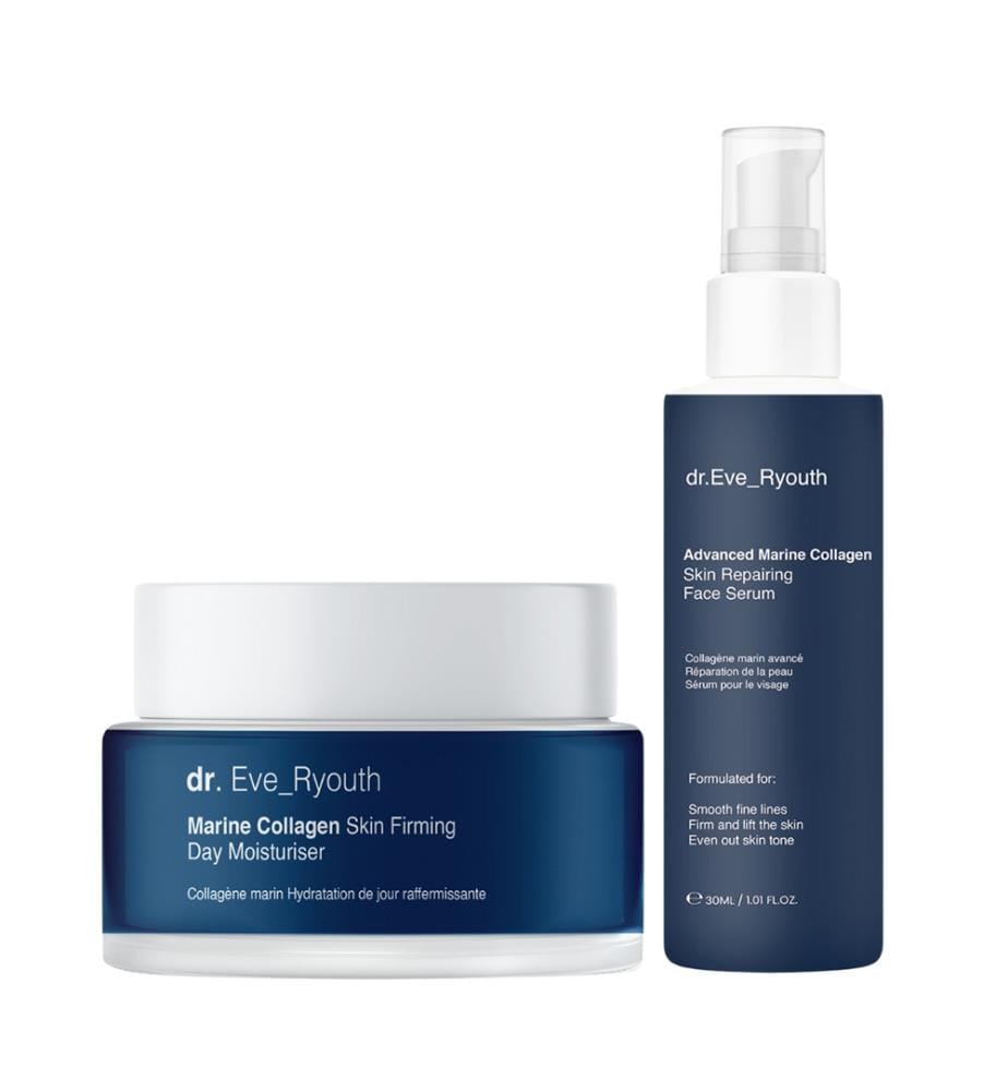 Advanced Marine Collagen Reparierendes Gesichtsserum + Marine Collagen Straffende Tagescreme - 30 ml + 50 ml