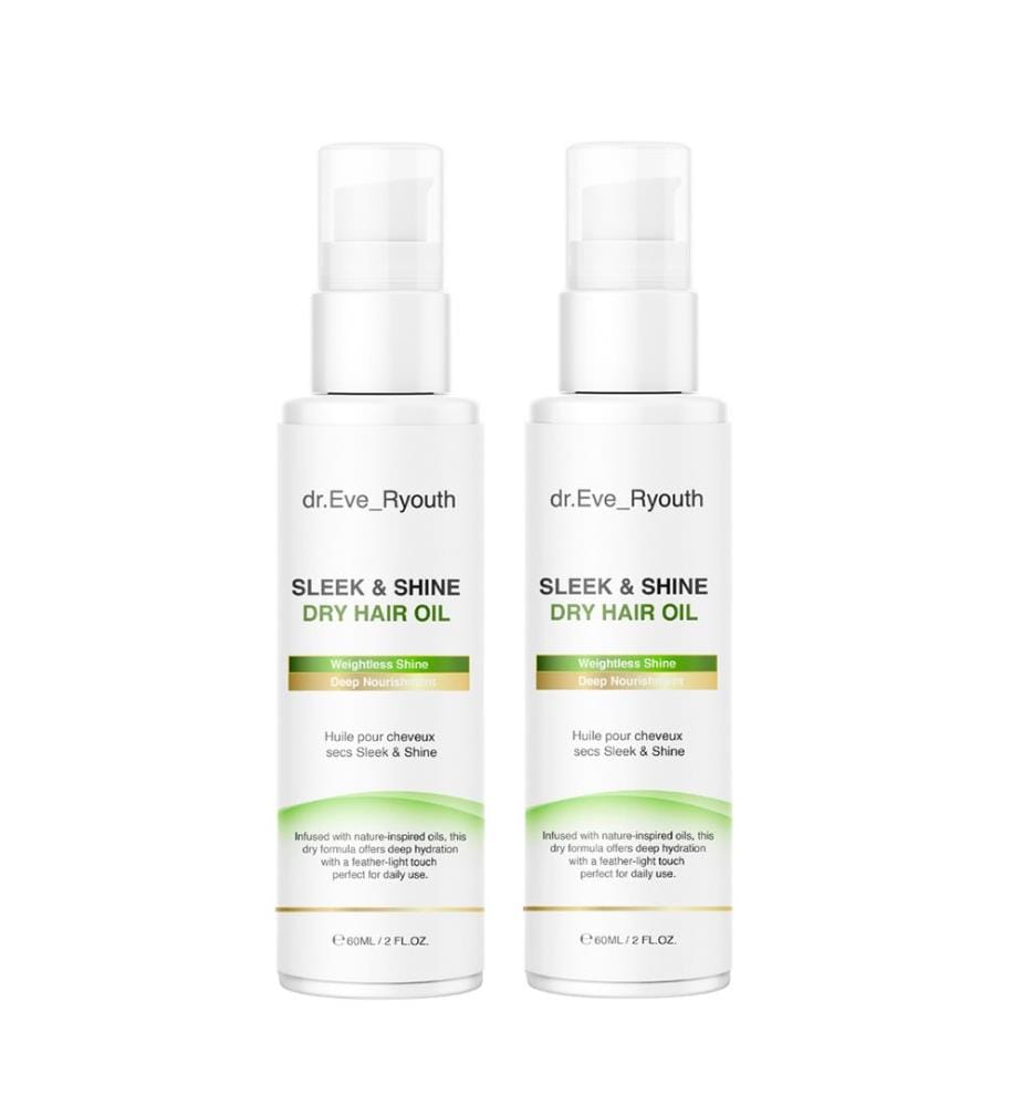 Huile Cheveux Secs Sleek & Shine 2 x 60ml