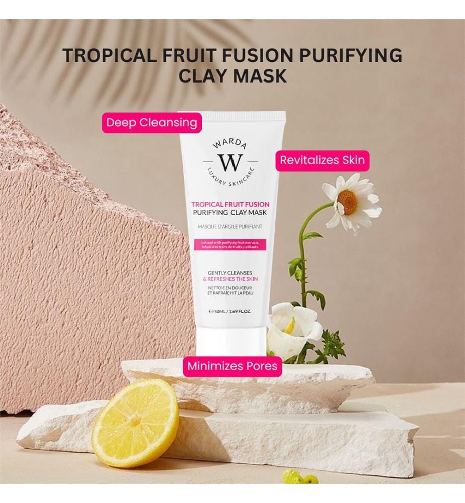 Masque Purifiant À L'Argile “Fusion De Fruits Tropicaux” – 50 Ml