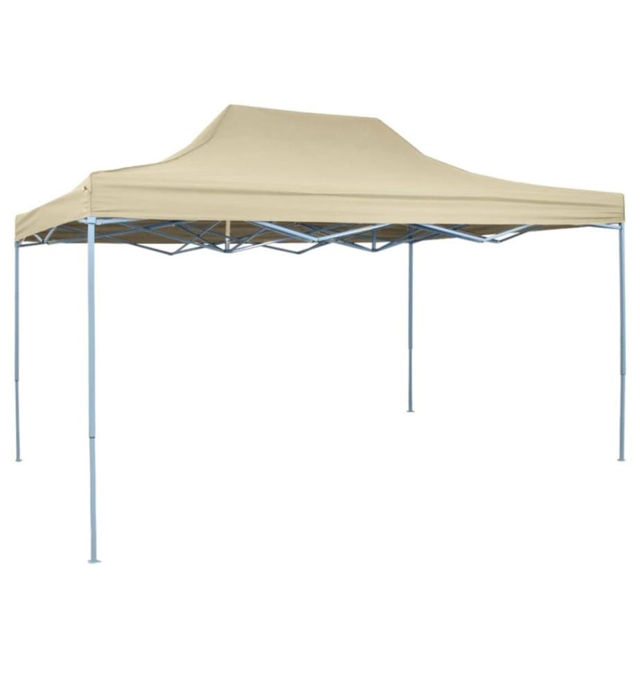 Faltzelt Pop-Up 3x4,5 m Cremeweiss