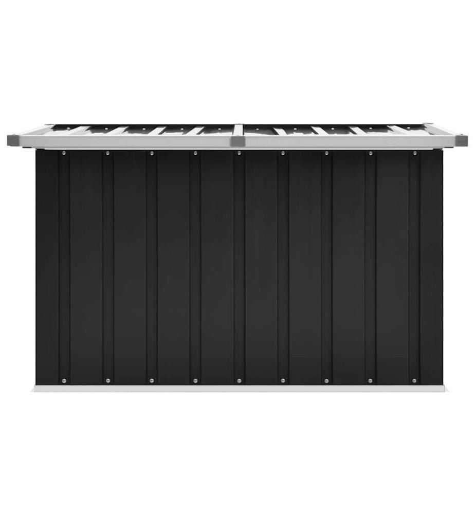 Boîte de rangement de jardin Anthracite 109x67x65 cm