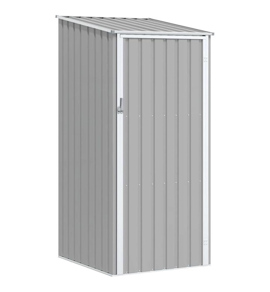 Gerätehaus Grau 87x98x159 cm Verzinkter Stahl