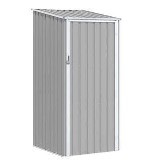 Gerätehaus Grau 87x98x159 cm Verzinkter Stahl