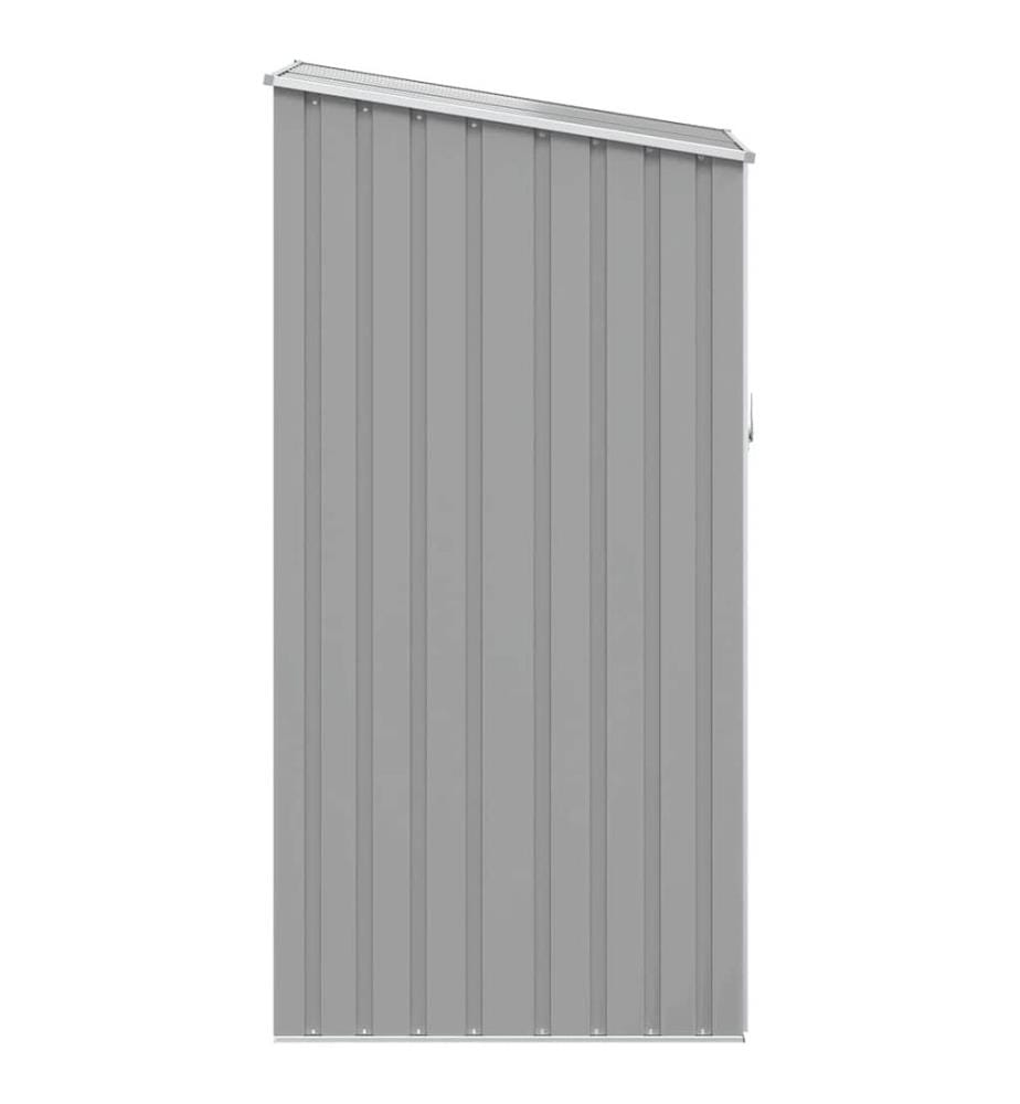 Gerätehaus Grau 87x98x159 cm Verzinkter Stahl
