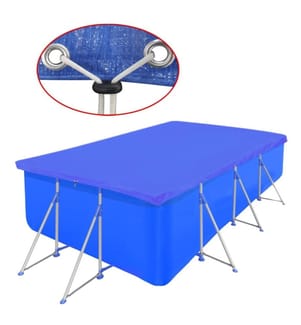 Poolabdeckung PE Rechteckig 90 g/qm 540x270 cm