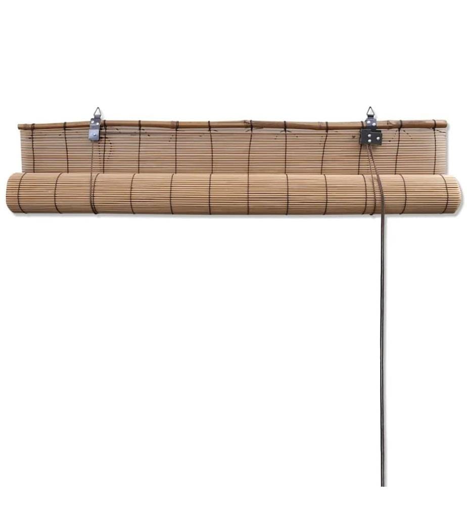 Bambusrollo Braun 80x160 cm