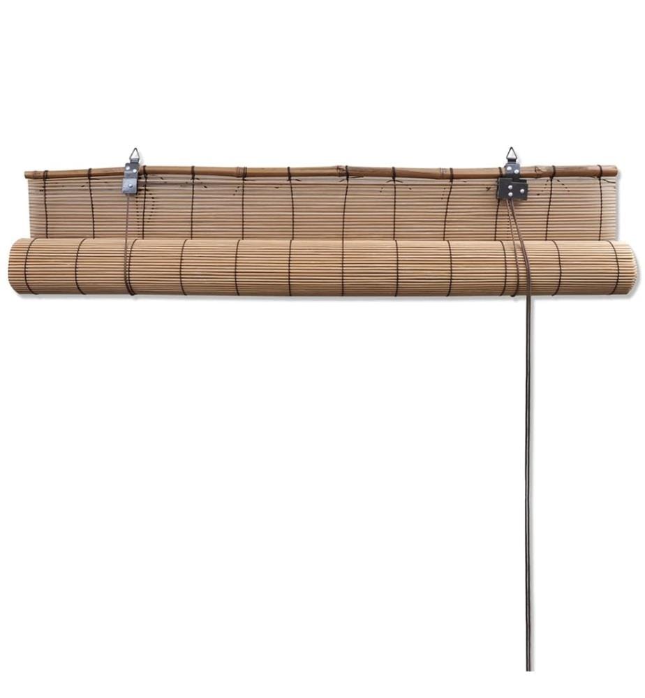 Bambusrollo Braun 140x160 cm