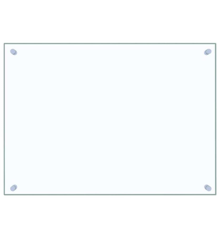 Küchenrückwand Transparent 70x50 cm Hartglas