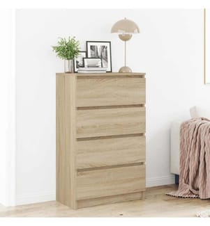 Buffet Chêne sonoma 60x35x98,5 cm Bois d'ingénierie