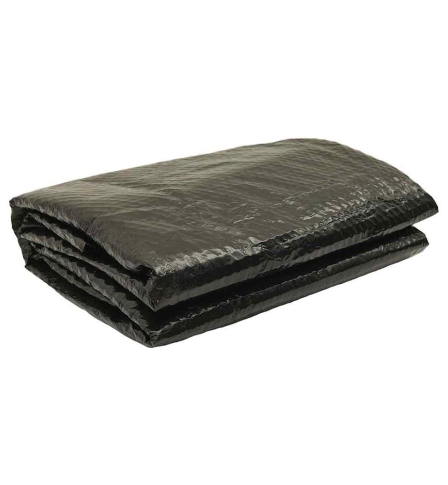 Poolabdeckung Schwarz 417 cm PE