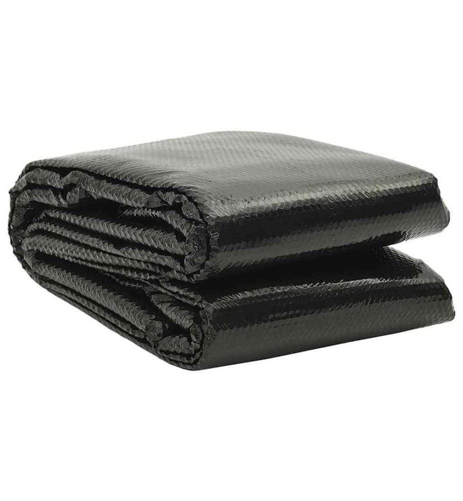 Poolabdeckung Schwarz 488×244 cm PE