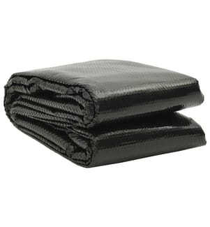 Poolabdeckung Schwarz 488×244 cm PE