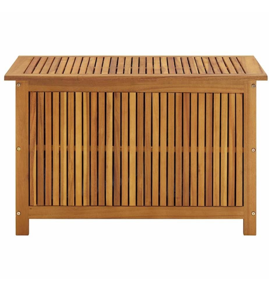 Boîte de rangement de jardin 90x50x58 cm bois d'acacia massif