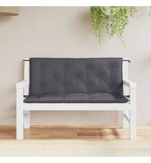 Gartenbank-Auflagen 2 Stk. Anthrazit 120x50x7 cm Oxford-Gewebe