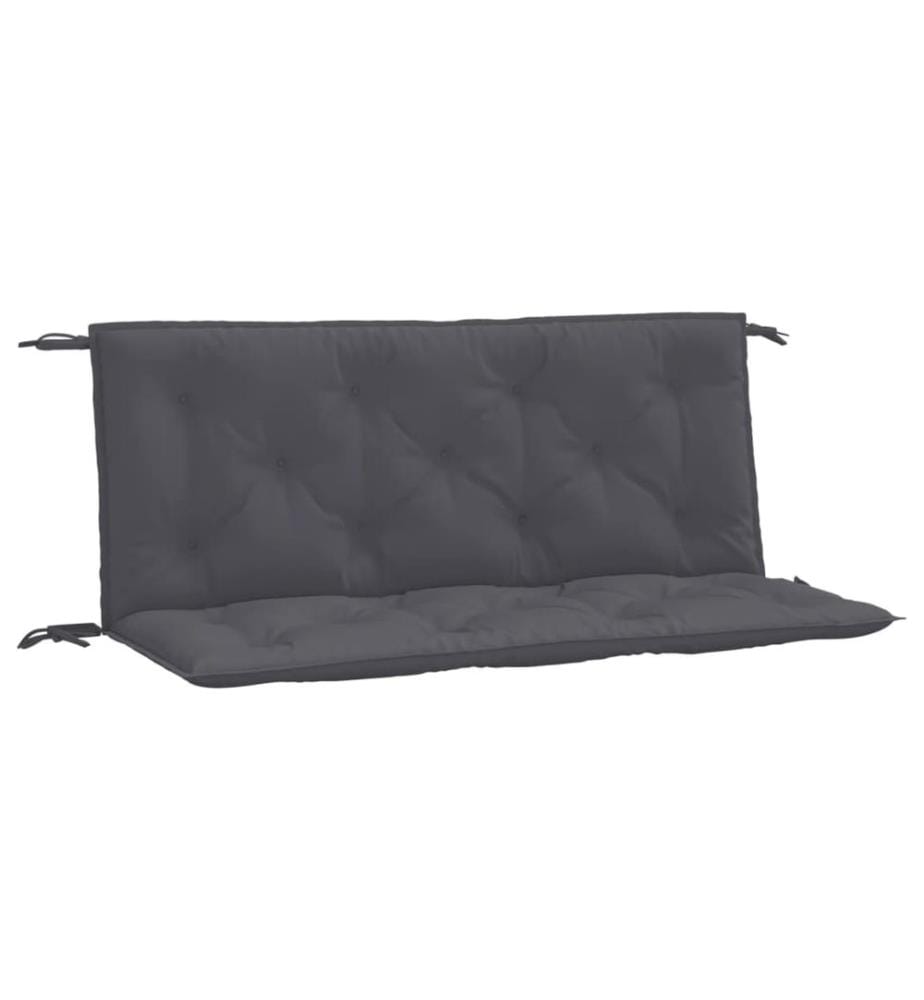 Gartenbank-Auflagen 2 Stk. Anthrazit 120x50x7 cm Oxford-Gewebe