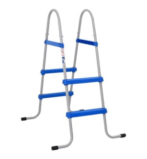 Pool-Leiter für Aufstellpools 84 cm Stahl und Kunststoff
