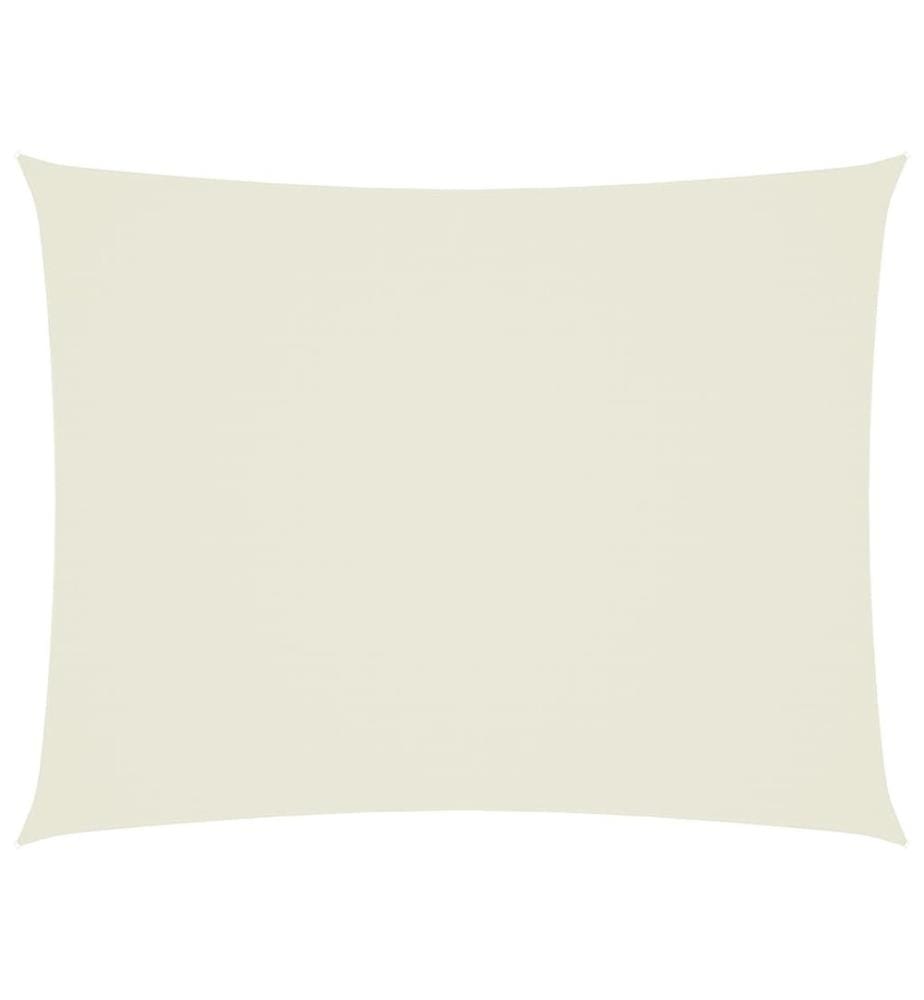 Sonnensegel Oxford-Gewebe Rechteckig 3x4 m Creme