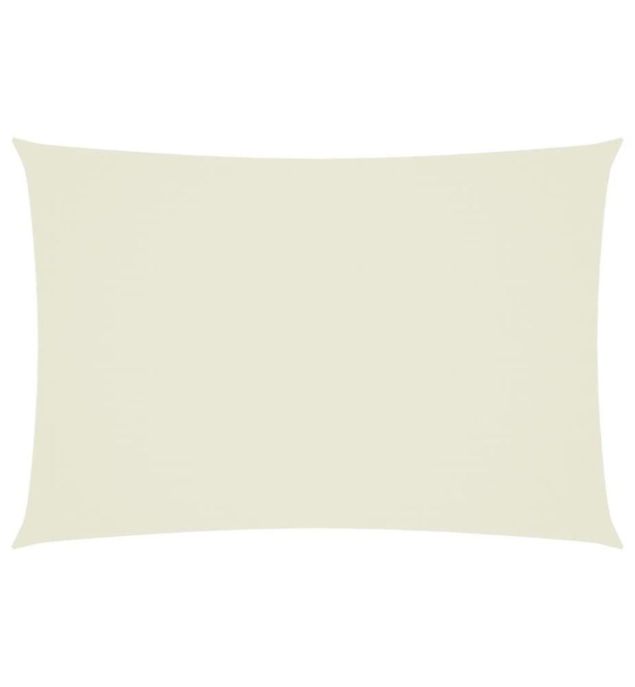 Sonnensegel Oxford-Gewebe Rechteckig 3x5 m Creme