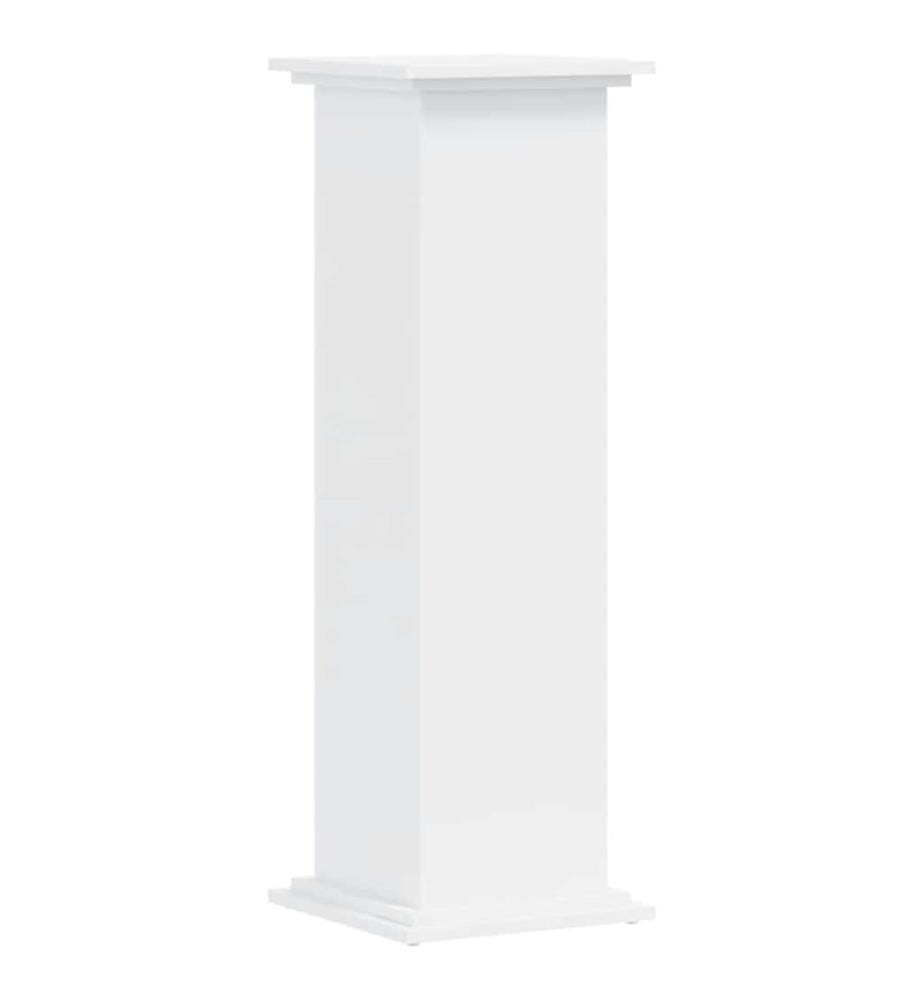 Supporto per piante bianco 33x33x100 cm legno d'ingegneria