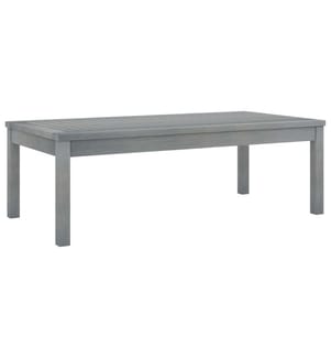 Table basse 100x50x33 cm Gris Bois d'acacia solide
