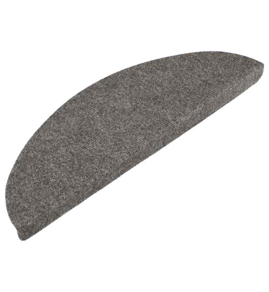 Stufenmatten Selbstklebend 15 Stk. 56x17x3 cm Grau