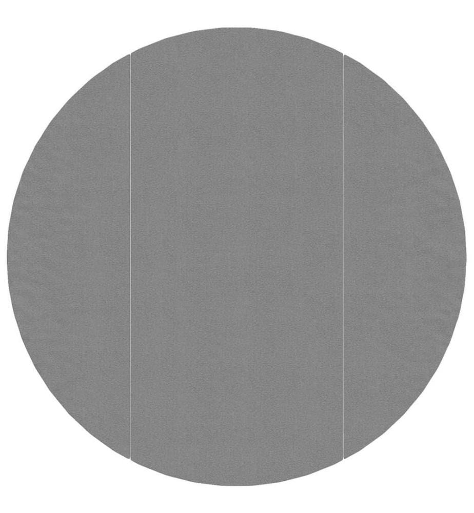 Pool-Bodentuch Hellgrau Ø306 cm Polyester Geotextil