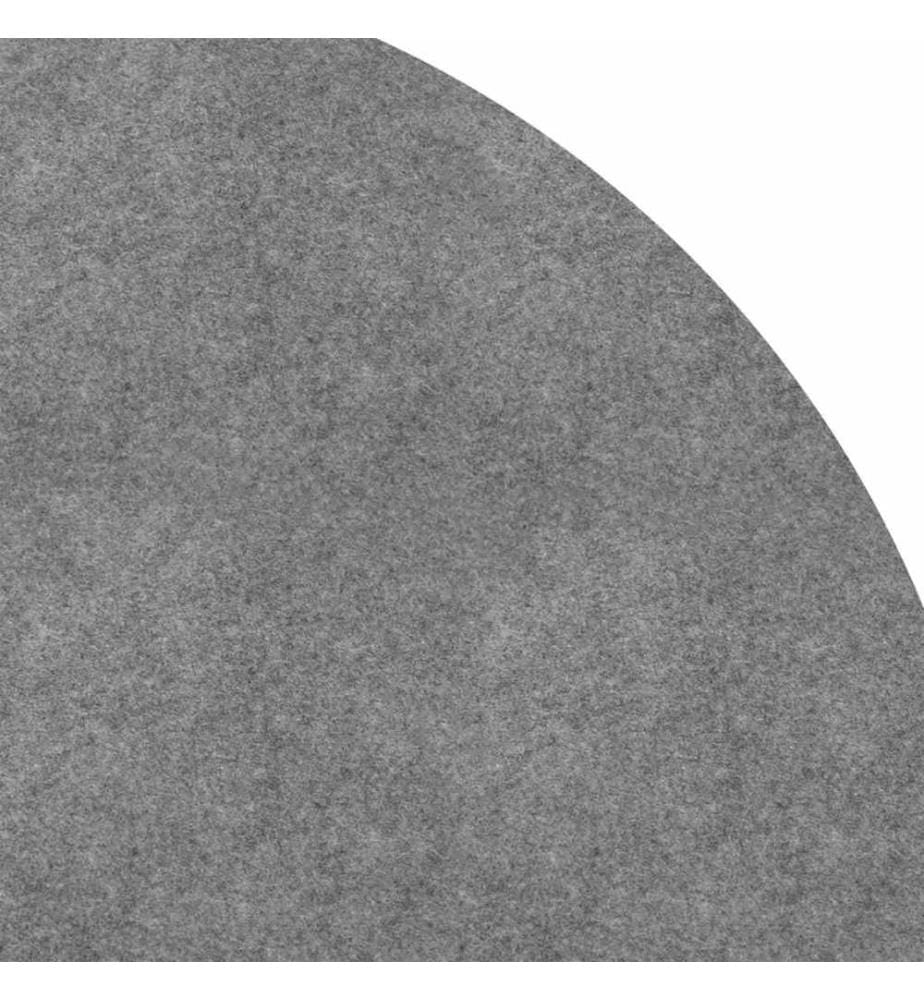 Pool-Bodentuch Hellgrau Ø306 cm Polyester Geotextil
